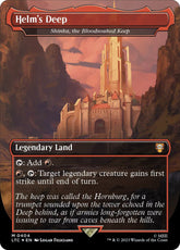 Helm's Deep - Shinka, the Bloodsoaked Keep (Surge Foil) | Commander: The Lord of the Rings: Tales of Middle-earth #404