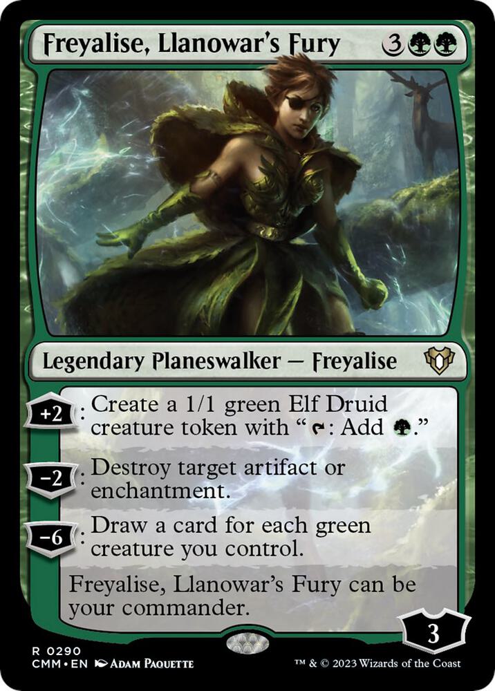 Freyalise, Llanowar's Fury | Commander Masters #290