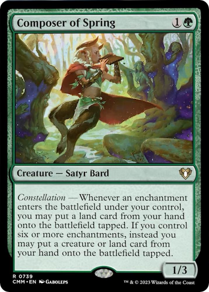 Composer of Spring | Commander Masters #739