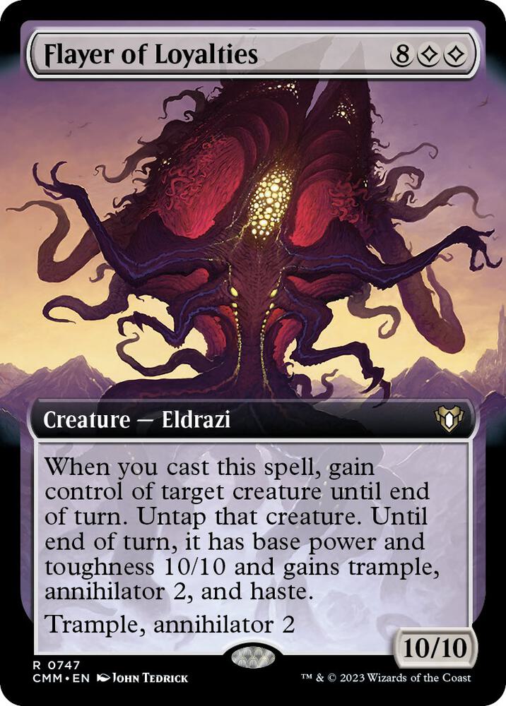 Flayer of Loyalties (Extended Art) | Commander Masters #747