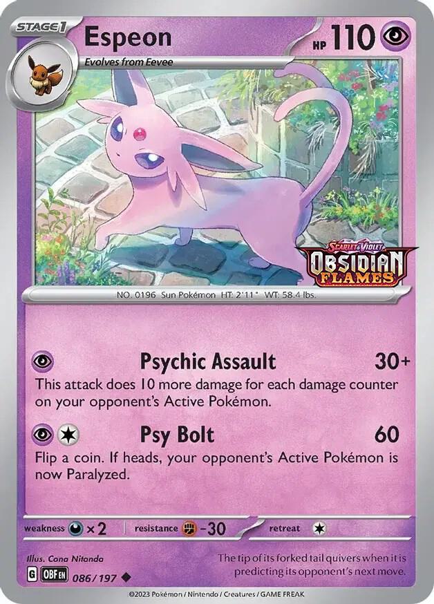 Espeon (Best Buy Exclusive) | Miscellaneous Cards & Products #086/197