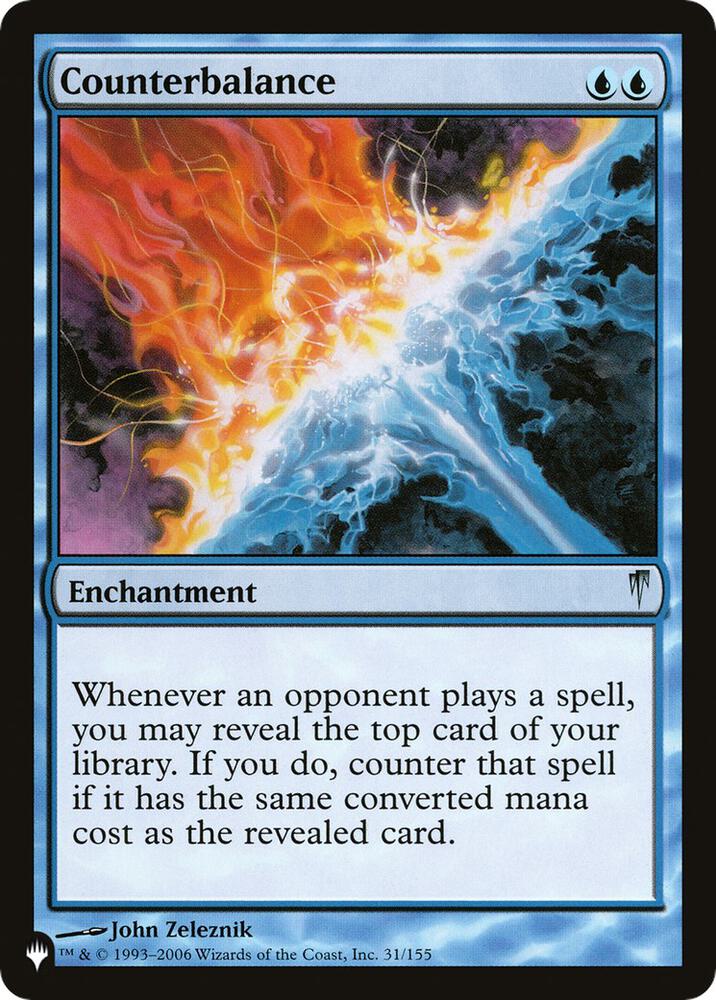 Counterbalance | The List Reprints #31/155