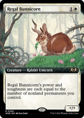 Regal Bunnicorn (Extended Art) | Wilds of Eldraine #326