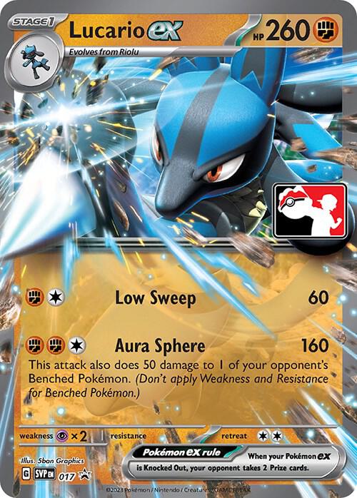 Lucario ex - 017 | Prize Pack Series Cards #017