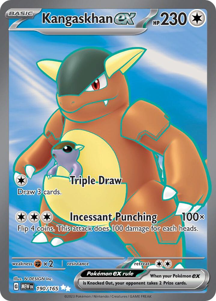 Kangaskhan ex - 190/165 | SV: Scarlet & Violet 151 #190/165
