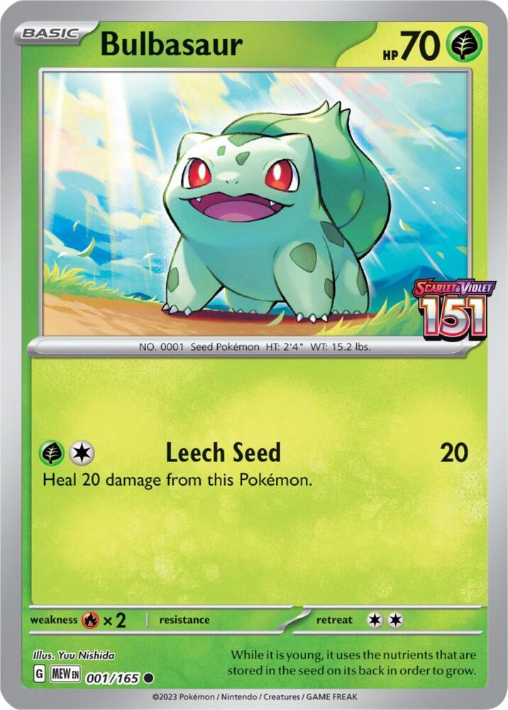 Bulbasaur - 001/165 (Best Buy Exclusive) | Miscellaneous Cards & Products #001/165