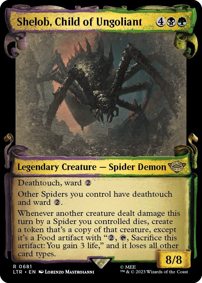 Shelob, Child of Ungoliant (Showcase Scrolls) | Universes Beyond: The Lord of the Rings: Tales of Middle-earth #681