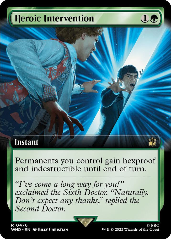 Heroic Intervention (Extended Art) | Universes Beyond: Doctor Who #476