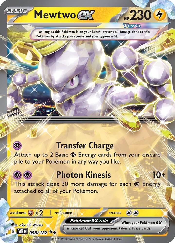 Mewtwo ex | SV04: Paradox Rift #058/182