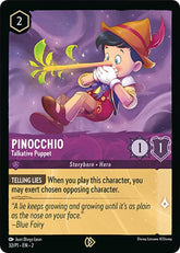 Pinocchio - Talkative Puppet | Disney Lorcana Promo Cards #32
