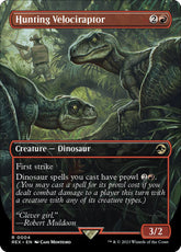 Hunting Velociraptor (Borderless) | Universes Beyond: Jurassic World Collection #4