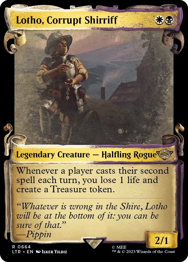 Lotho, Corrupt Shirriff (Showcase Scrolls) | Universes Beyond: The Lord of the Rings: Tales of Middle-earth #664