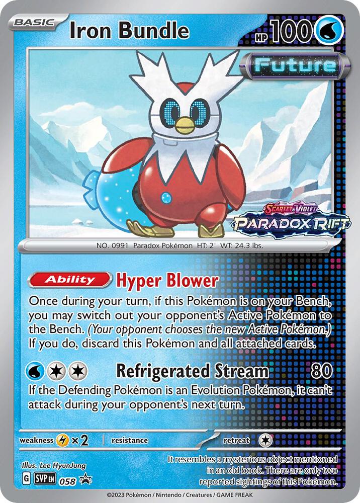 Iron Bundle - 058 (Prerelease) | SV: Scarlet & Violet Promo Cards #058