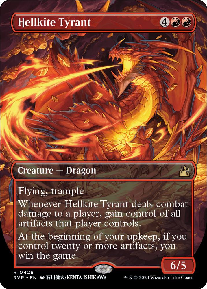 Hellkite Tyrant (Anime Borderless) | Ravnica Remastered #428
