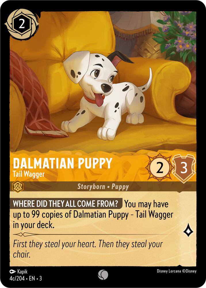 Dalmatian Puppy - Tail Wagger (4c/204) | Into the Inklands #4c/204