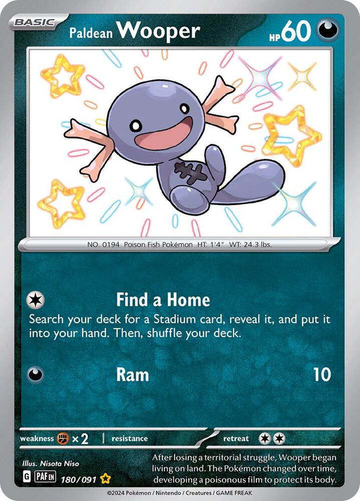 Paldean Wooper - 180/091 | SV: Paldean Fates #180/091