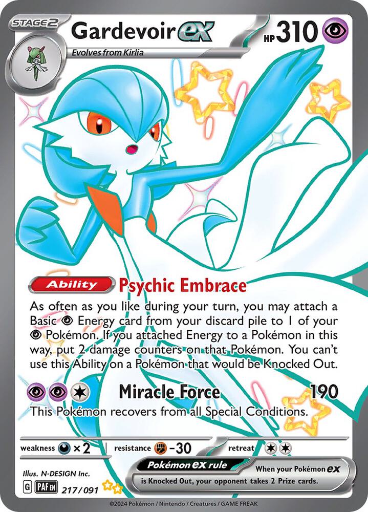 Gardevoir ex - 217/091 | SV: Paldean Fates #217/091
