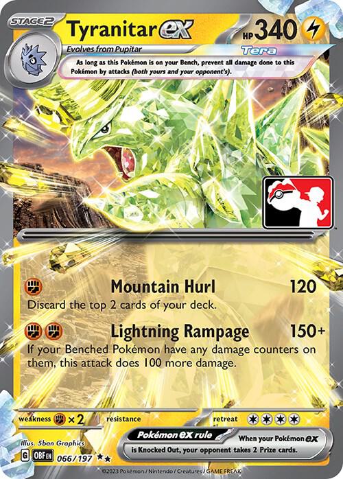 Tyranitar ex | Prize Pack Series Cards #066/197