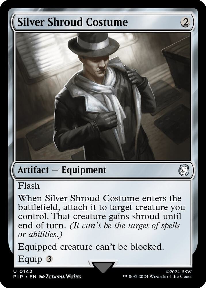 Silver Shroud Costume | Universes Beyond: Fallout #142