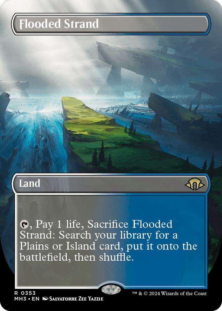 Flooded Strand (Borderless) | Modern Horizons 3 #353