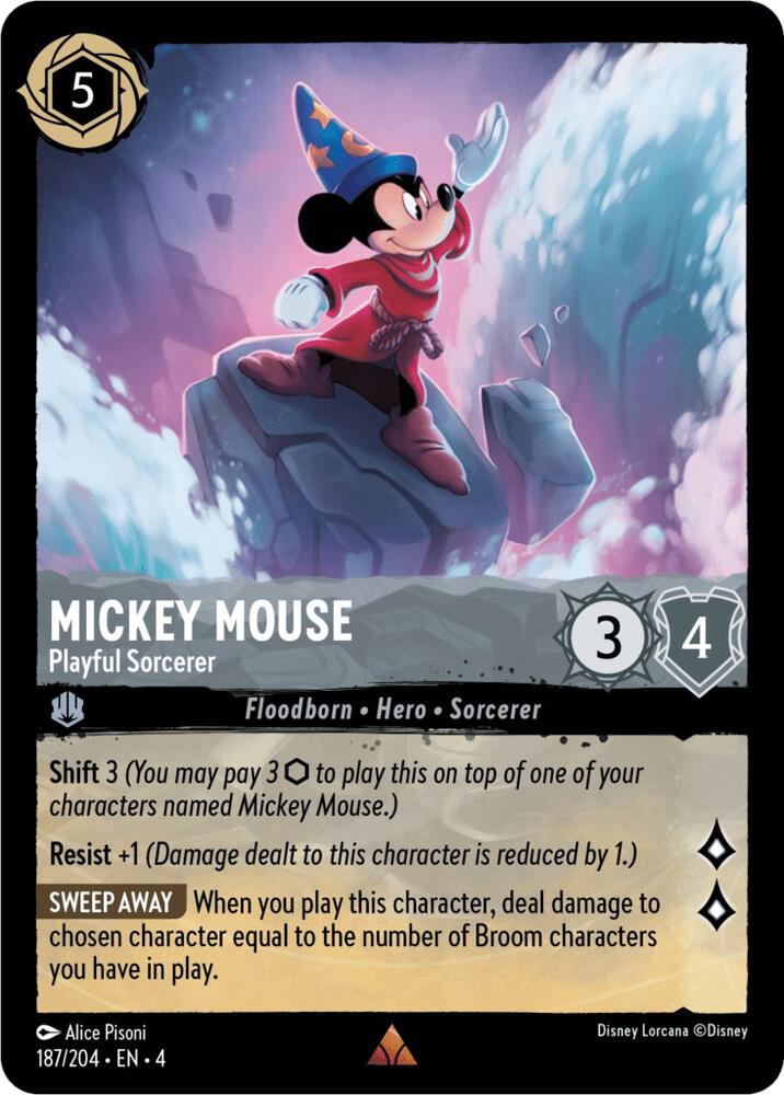 Mickey Mouse - Playful Sorcerer | Ursula's Return #187/204