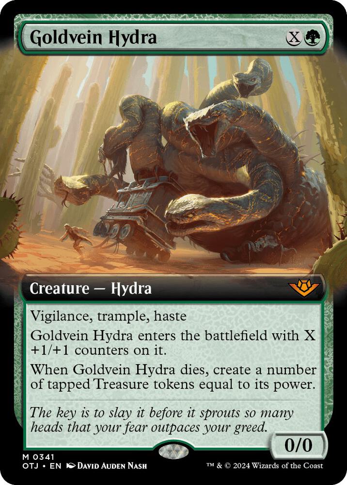 Goldvein Hydra (Extended Art) | Outlaws of Thunder Junction #341