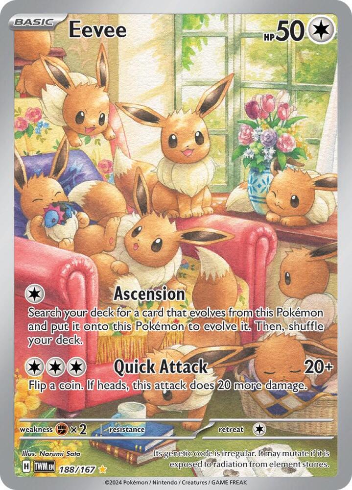 Eevee - 188/167 | SV06: Twilight Masquerade #188/167