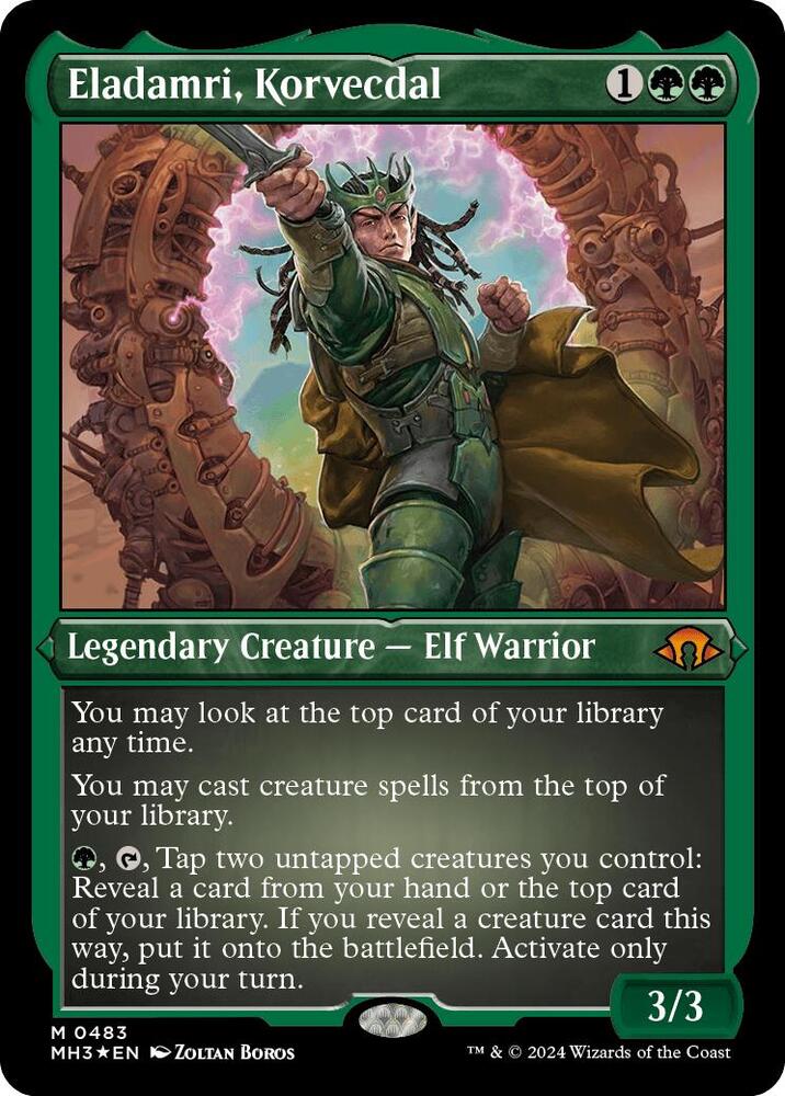 Eladamri, Korvecdal (Foil Etched) | Modern Horizons 3 #483