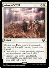 Akroma's Will | Commander: Modern Horizons 3 #165