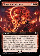 Tempt with Mayhem (Extended Art) (Ripple Foil) | Commander: Modern Horizons 3 #62