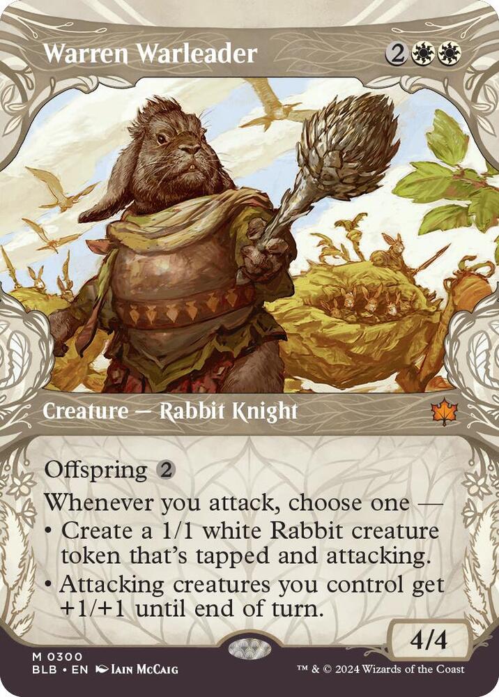 Warren Warleader (Showcase) | Bloomburrow #300