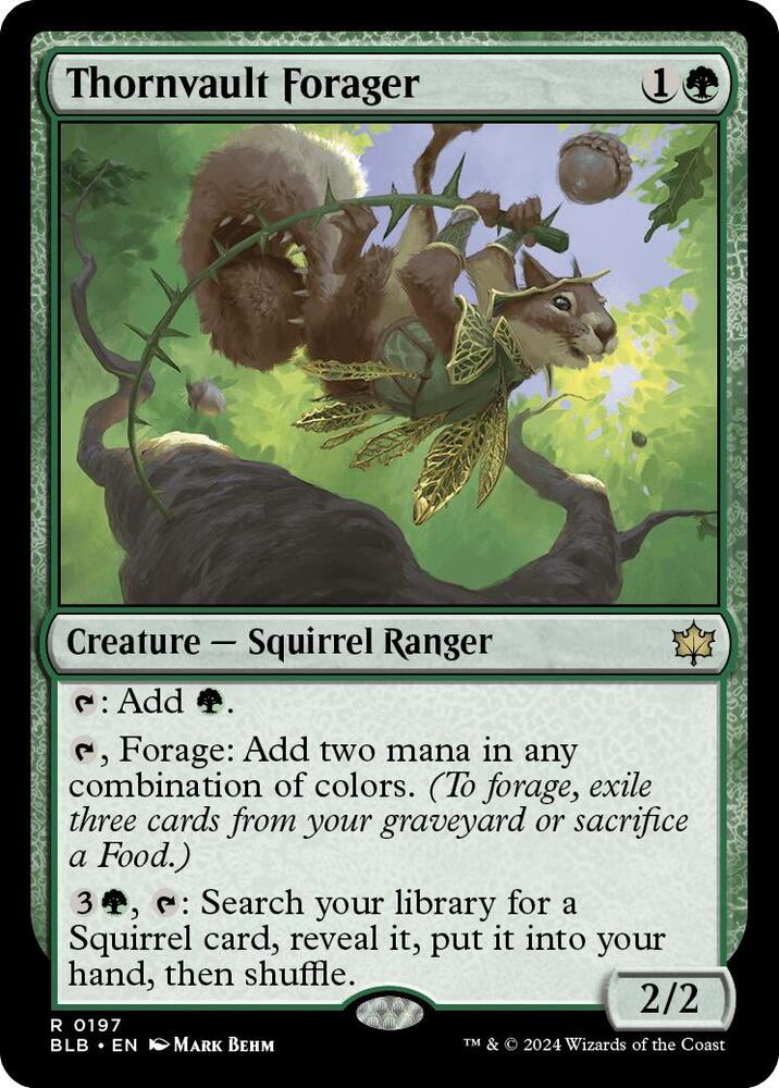 Thornvault Forager | Bloomburrow #197