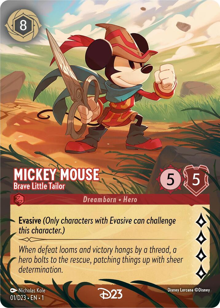Mickey Mouse - Brave Little Tailor (Extended Art) | D23 Promos #1