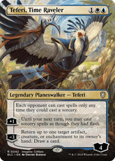 Teferi, Time Raveler (Borderless) | Commander: Bloomburrow #92