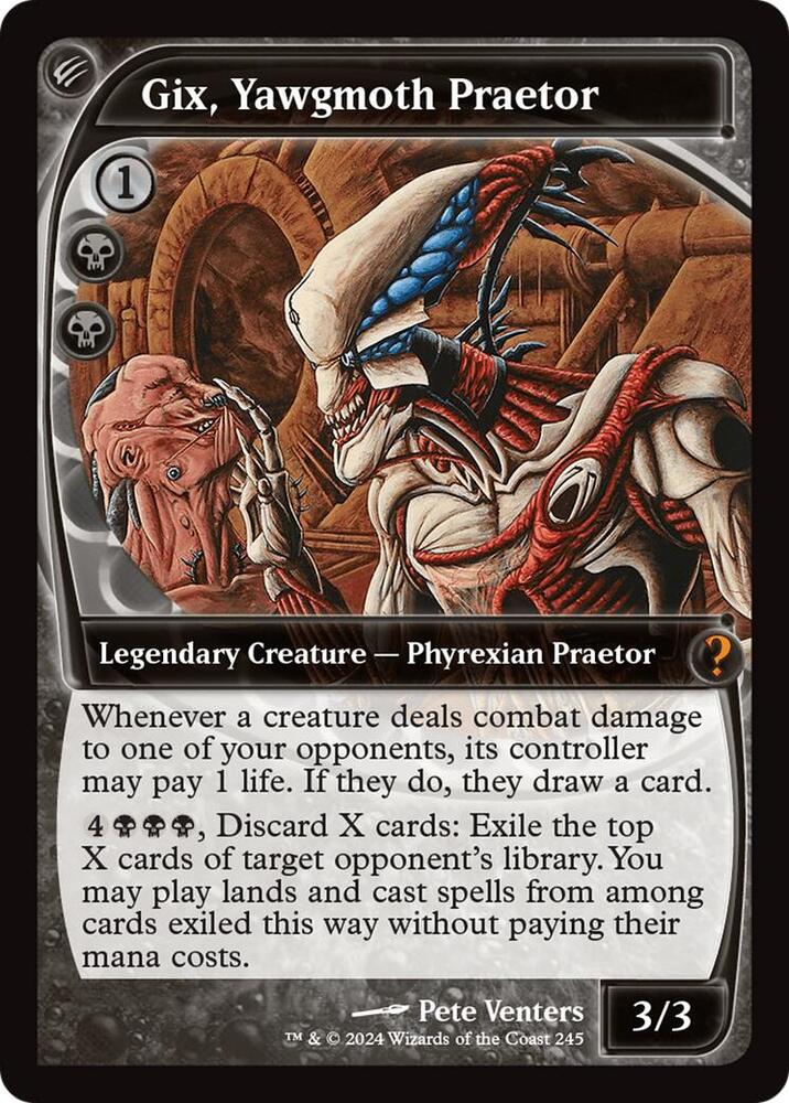 Gix, Yawgmoth Praetor (Future Sight) | Mystery Booster 2 #245