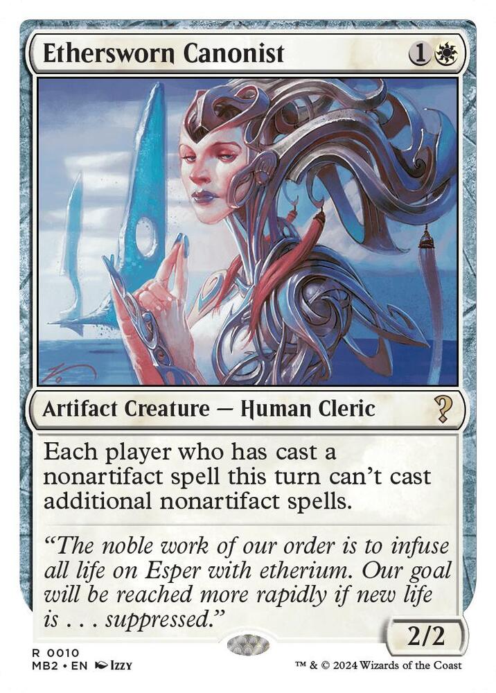 Ethersworn Canonist (White Border) | Mystery Booster 2 #10