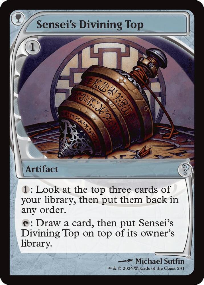 Sensei's Divining Top (Future Sight) | Mystery Booster 2 #231
