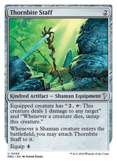 Thornbite Staff (White Border) | Mystery Booster 2 #99