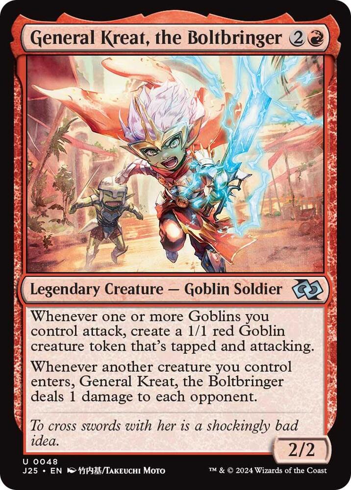General Kreat, the Boltbringer (Anime) | Foundations Jumpstart #48