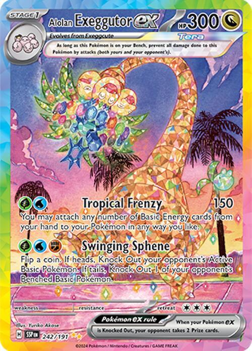 Alolan Exeggutor ex - 242/191 | SV08: Surging Sparks #242/191