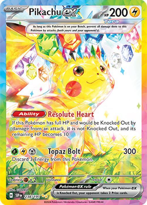 Pikachu ex - 238/191 | SV08: Surging Sparks #238/191