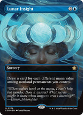 Lunar Insight (Borderless) (Mana Foil) | Foundations #378