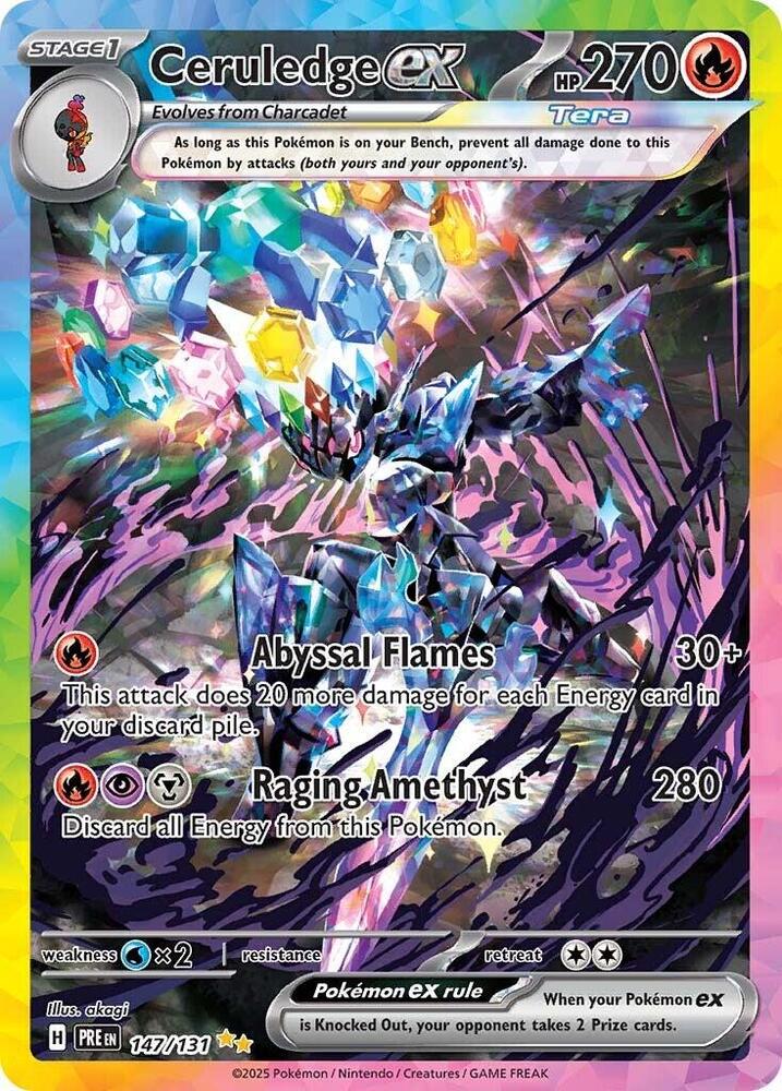 Ceruledge ex | SV: Prismatic Evolutions #147/131