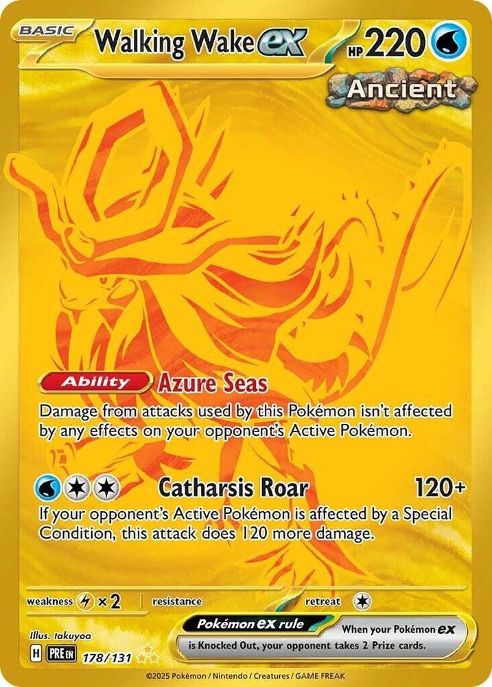 Walking Wake ex | SV: Prismatic Evolutions #178/131