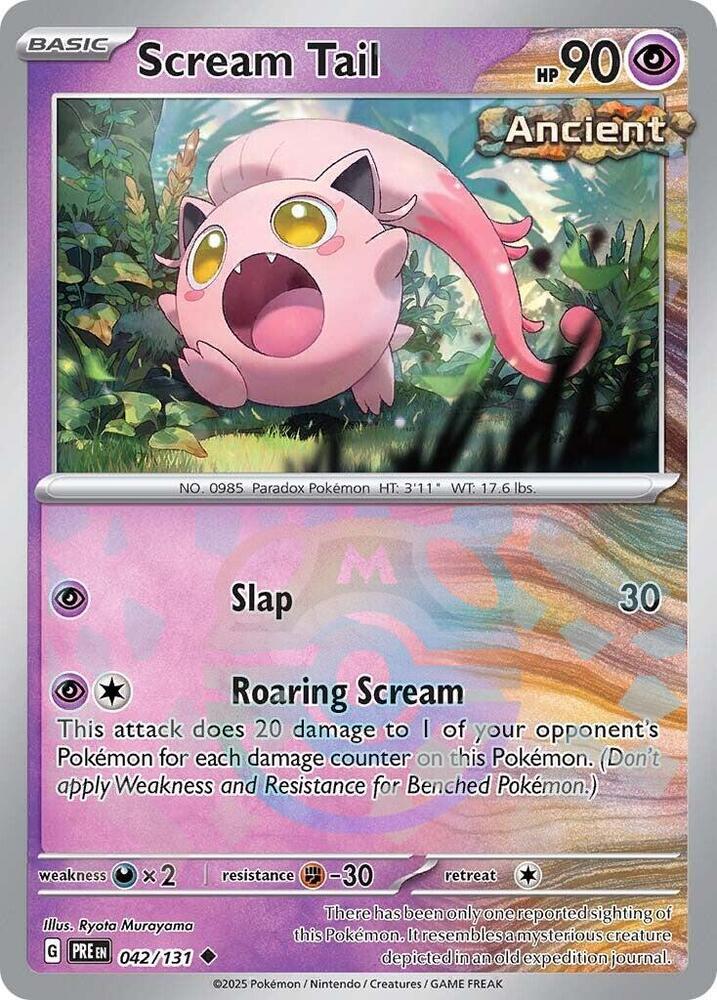 Scream Tail (Master Ball Pattern) | SV: Prismatic Evolutions #042/131