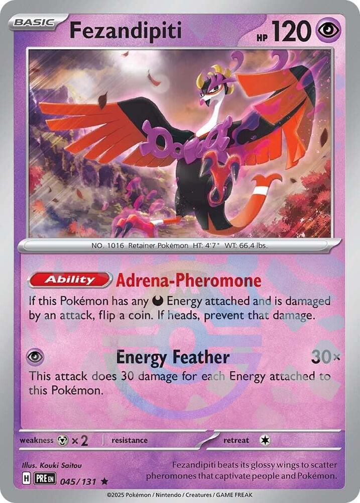 Fezandipiti (Master Ball Pattern) | SV: Prismatic Evolutions #045/131