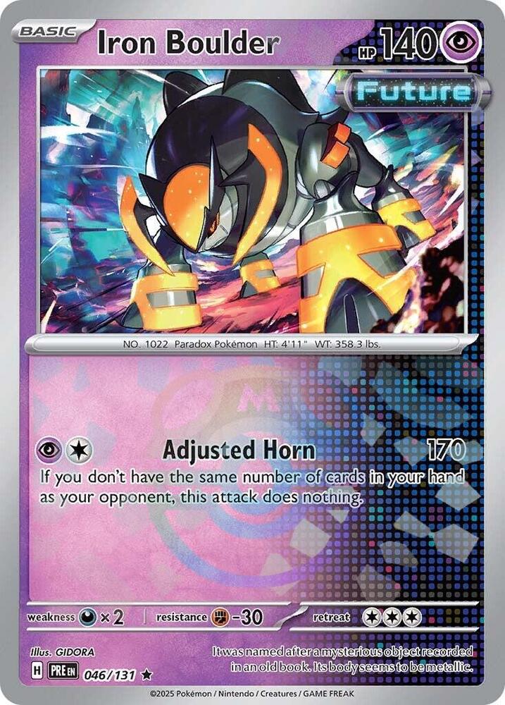 Iron Boulder (Master Ball Pattern) | SV: Prismatic Evolutions #046/131