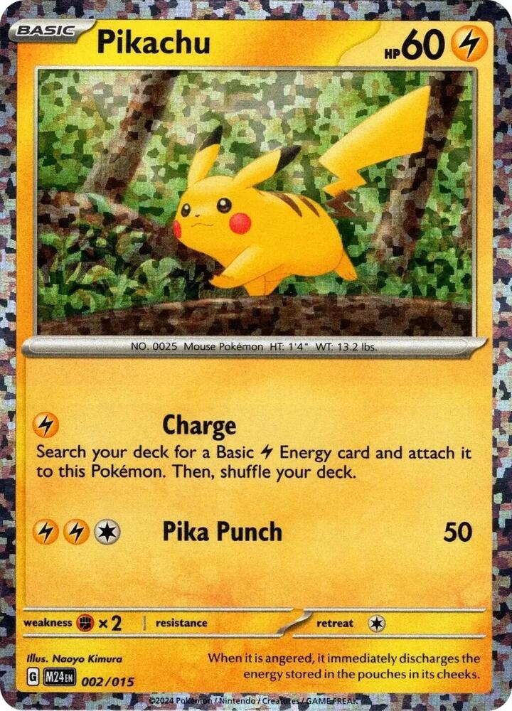 Pikachu | McDonald's Promos 2024 #002/015
