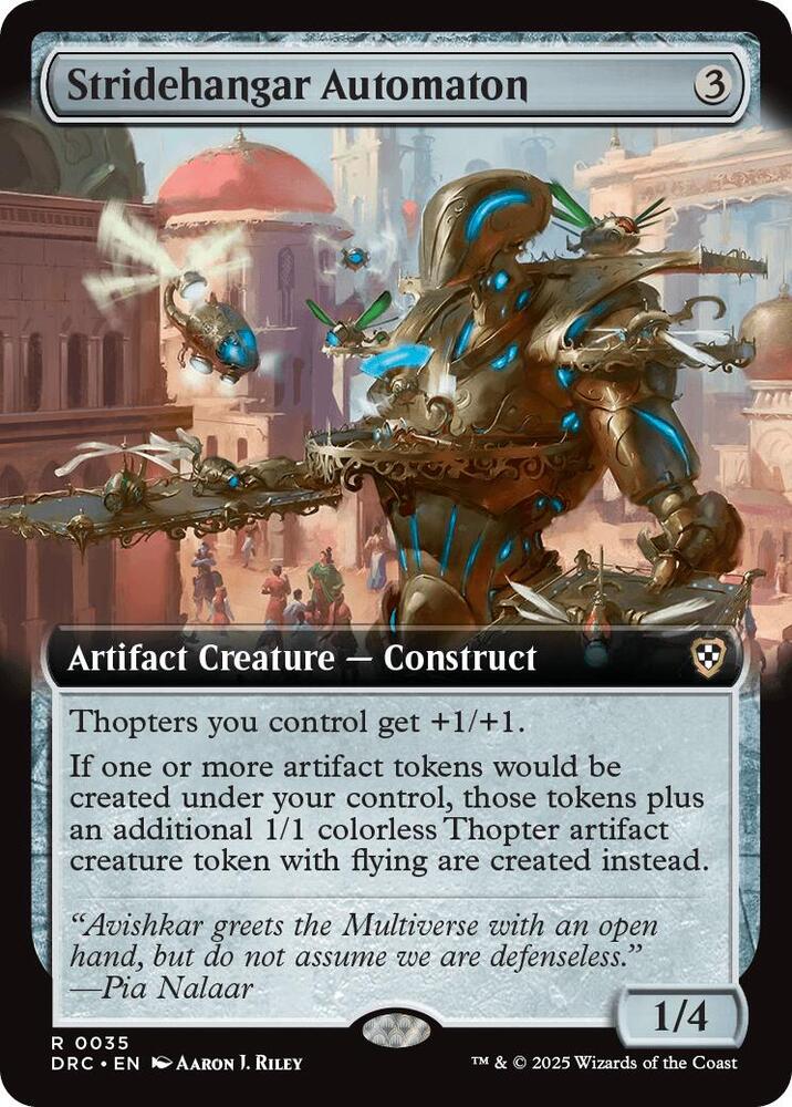 Stridehangar Automaton (Extended Art) | Commander: Aetherdrift #35