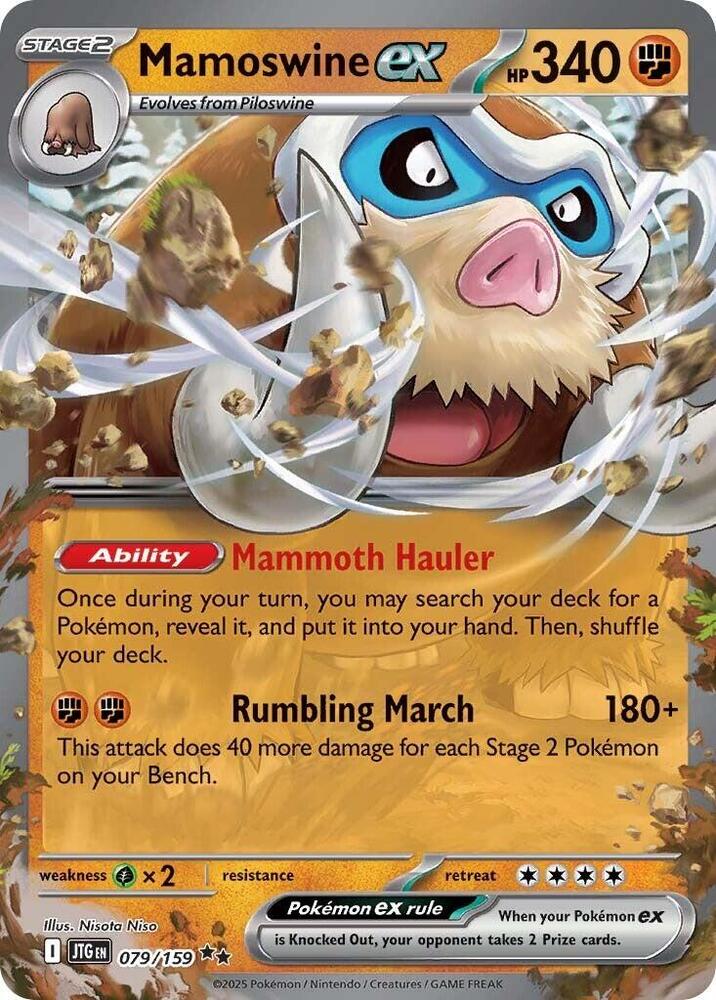 Mamoswine ex - 079/159 | SV09: Journey Together #079/159